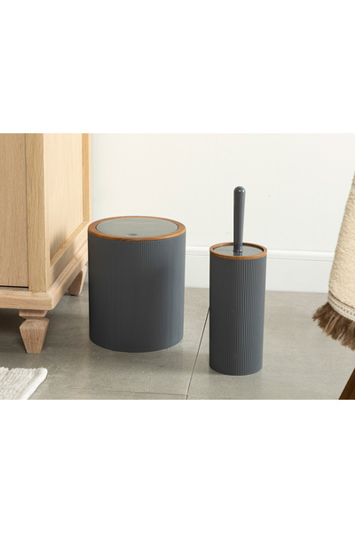 English Home Set de baie Evelyn din 2 piese Antracit