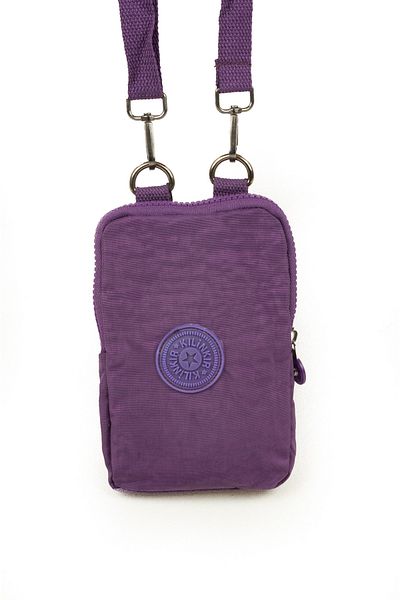 İMAKS Krinkıl/Klinkır Imported Waterproof Shoulder Strap Diagonal Mini Mobile Phone Carrying Bag Wallet Purple