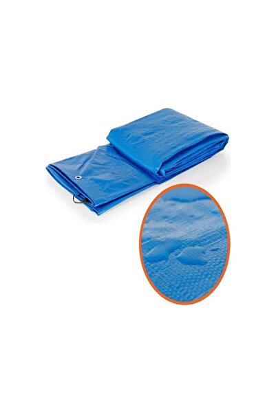 MUSTAFA UYSAL YAPI MARKET 4x5 Metre Mavi Ebatlı Pvc Branda Gölgelik Su Geçirm...