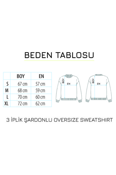 Generic Brand Oversize New Season Wide Thick Cotton (3 Thread) Sweatshirt