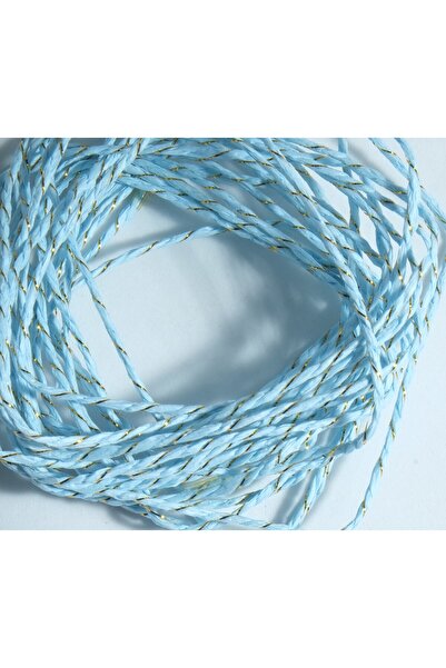 Eskişehir hobi sanat 5 METERS SILVERY PACKING THREAD PAPER THREAD DECORATIVE ...