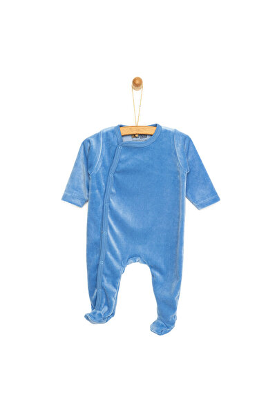 ebebek Hello Baby HelloBaby Yenidoğan Kadife Patikli Tulum Unisex