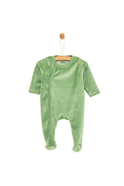 ebebek Hello Baby HelloBaby Yenidoğan Kadife Patikli Tulum Unisex