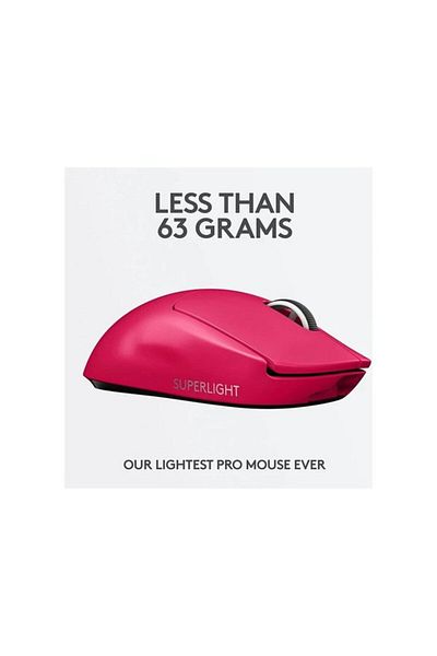 logitech Pro X Superlight Wireless Gaming Mouse - Magenta Life 1037685