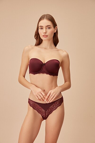 SUWEN Σουτιέν Linda Dantelli εφέ σύσφιξης χωρίς στράπλες με εσώρουχο