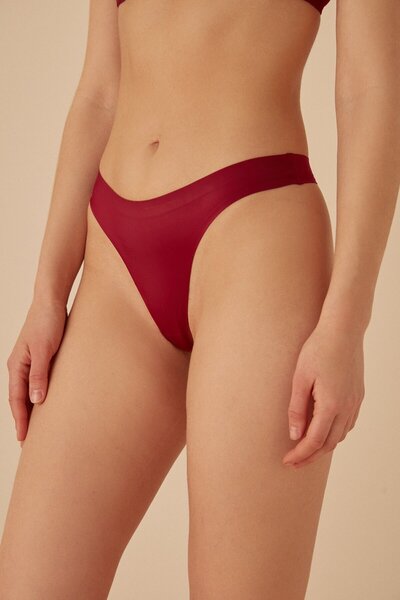 SUWEN Lazer Kesim Dikişsiz Brazilian String Külot