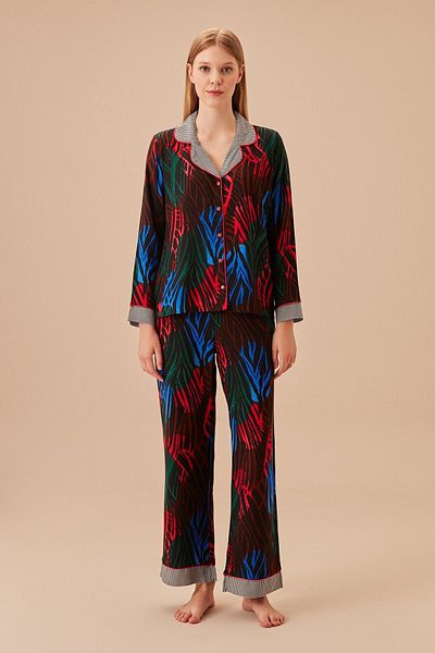 SUWEN Set pijama masculin Sylvia