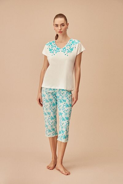 SUWEN Lydia Capri Set