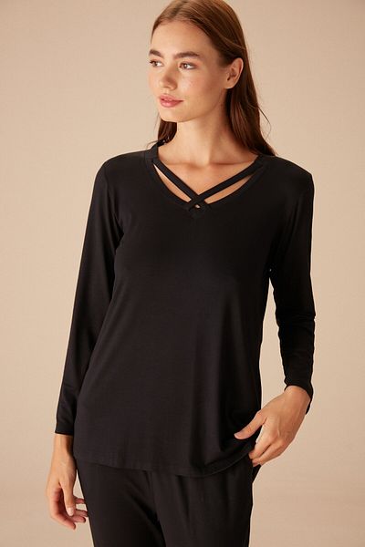 SUWEN Comfy Fashion T-shirt