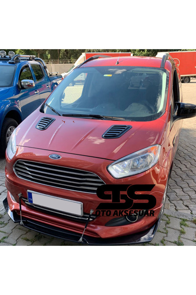 Furens Ford Courier Uyumlu Piano Black Kaput Üstü Havalandırma Izgarası