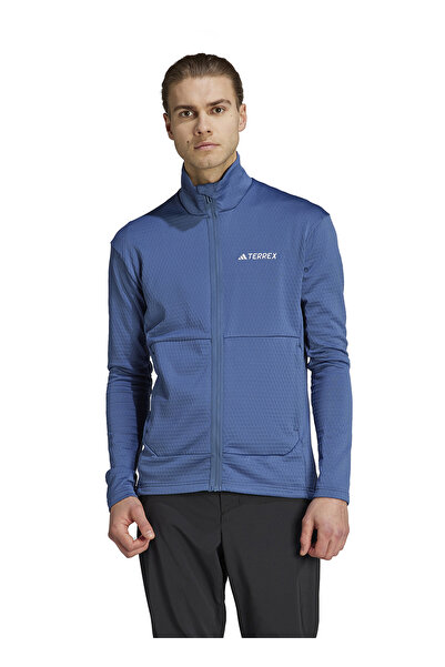 adidas Мъжки суичър от полар - черен, яка, Ib1817-Mt Lt Fl Fz Ja Won