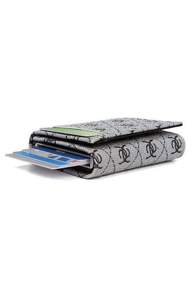 Newish Unisex Patterned Anti-Theft Rfid Protected Vegan Leather Wallet and Card Holder