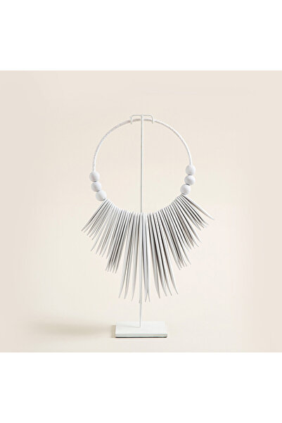 Chakra Hakunita Dekoratif Obje 15 Cm Beyaz