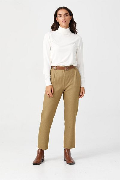 Esswaap Khaki Colored Trousers