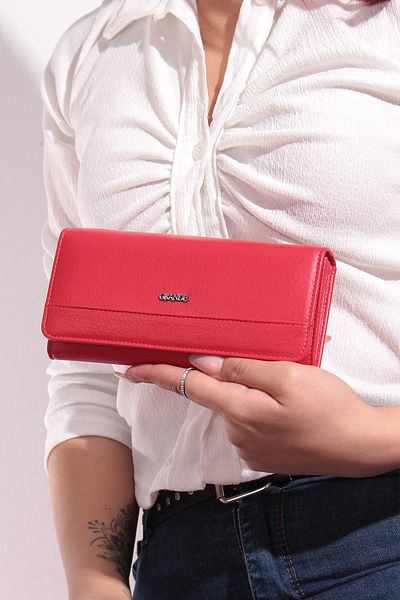 Grande 100% Haqqında Cabaran Red Leather Wallet