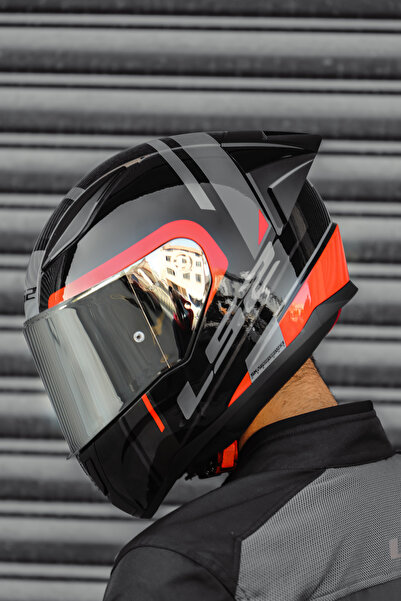 LS2 Rapıd 2 Race Chos Siyah Kırmızı Kask