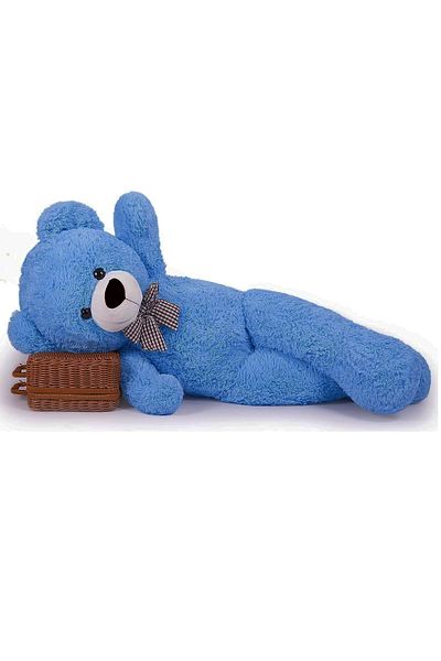 Sole 90 cm Plush Bear with Bow Tie - 100% Domestic Manufacturing, Special Plush Teddy Bear for Our Loved Ones