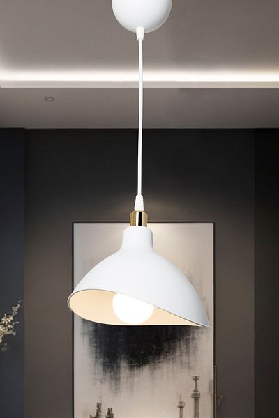 EvLight Metric White Pendant Chandelier