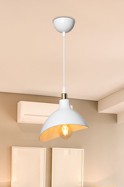 EvLight Metric White Pendant Chandelier