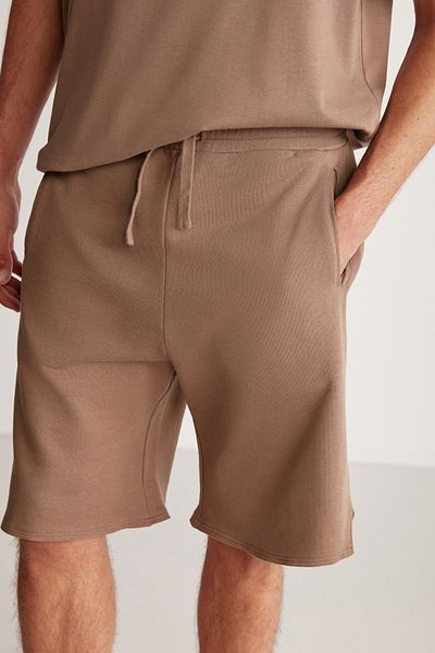 GRIMELANGE Dustin Relaxed Brown Shorts