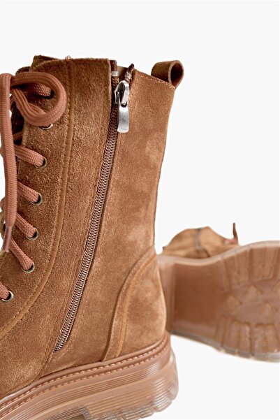 Shoes & More Etge - Taba Süet - Bot