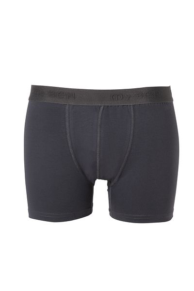 MyBen Smoked Color Cotton and Lycra Premium Ultra Comfortable Full Lycra Compak Compak Boxer 5 τεμαχίων B-904