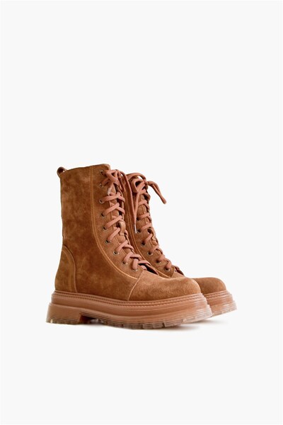 Shoes & More Etge - Taba Süet - Bot