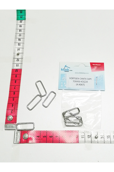 Klinkshop Çanta Askısı Tokası- 3 Cm Nikel Renk - 2 Adet- Çanta Sapı Tokası