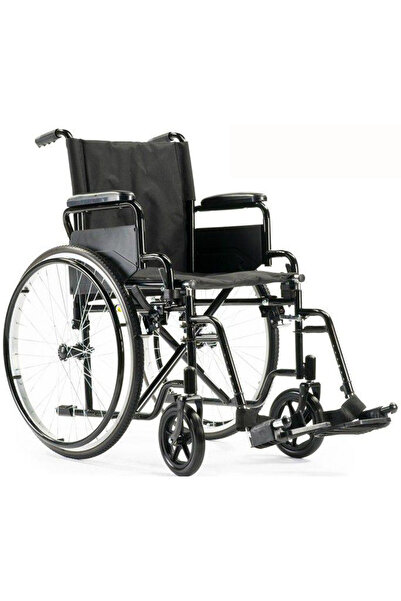 Life Net Medikal Tekerlekli Sandalye Manuel Katlanabilir Siyah BME4611D