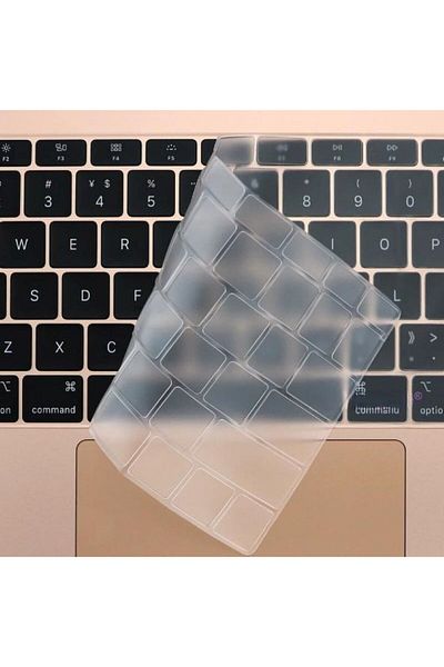 Nezih Case For Apple Macbook 13.3 Pro M1 M2 2020 2021 2022 A2338 A2686 Turkish Q Keyboard Slim Transparent Keyboard Protector