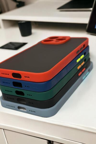 mooodcase Iphone 15 Pro Max Uyumlu Kamera Korumalı Buzlu Şeffaf Lüx Telefon Kılıfı Mchzr