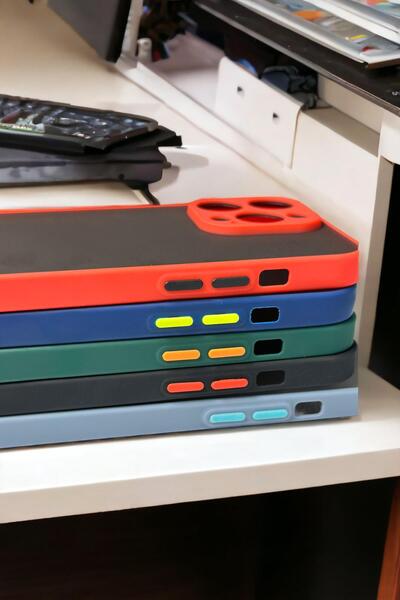 mooodcase Iphone 15 Pro Max Uyumlu Kamera Korumalı Buzlu Şeffaf Lüx Telefon Kılıfı Mchzr