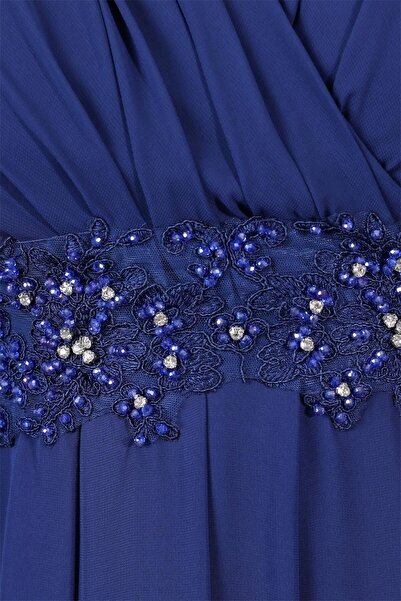 Esin Işık BÜYÜK BEDEN KADIN TAŞ İŞLEMELİ ABİYE