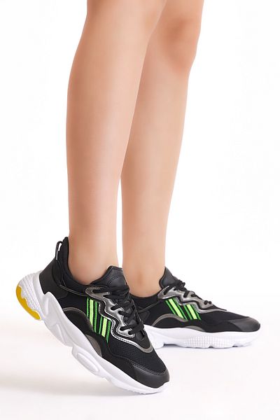 Tonny Black Pantofi sport unisex cu plasă neagră Tb248