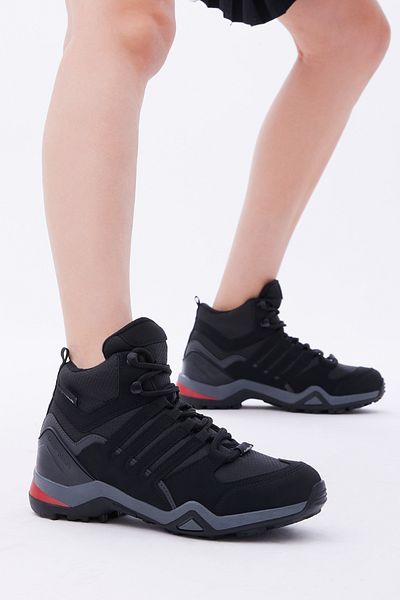 Tonny Black Unisex černé kouřové trekové boty Tb242
