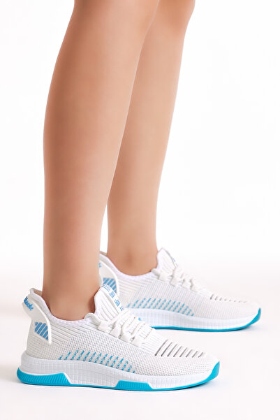 Tonny Black Unisex White Blue Sports Shoes Tbqnl