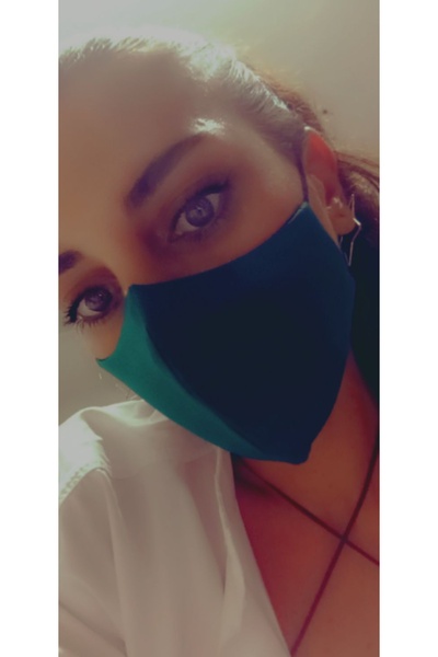 SütreTasarım Çift Katmanlı %100 Pamuklu Kumaştan Yüz Maske