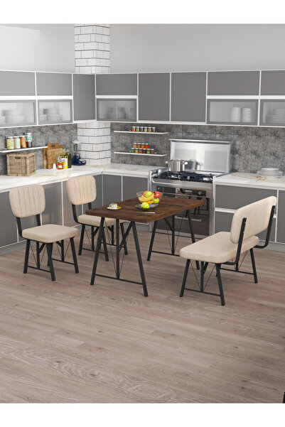 Mygusi Hayat 70x110 Amalfi Mutfak Masası, Mutfak Masası Takımı, Yemek Masası,...