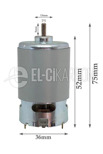 Nesta Rs-550 12 Volt Şarjlı Matkap Motoru