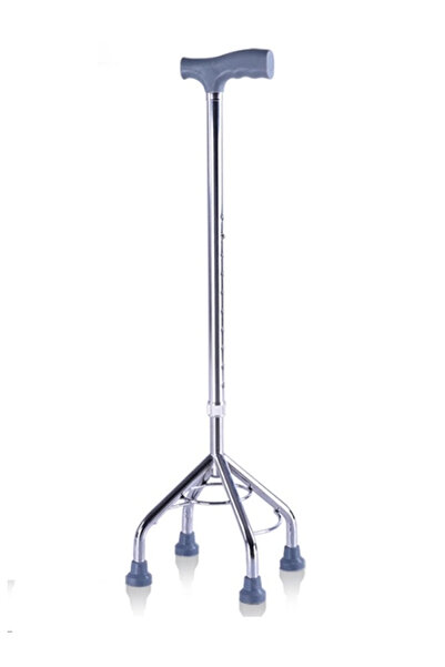 Life Net Medikal Ayarlanabilir Dört 4 Ayaklı Baston Denge Bastonu Quad Tripod...