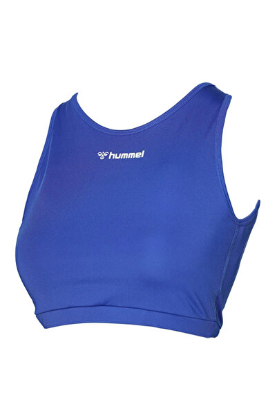 hummel Koyu Mavi Kadın Yuvarlak Yaka T-Shirt 911769-7788 HMLCERELLE BRA