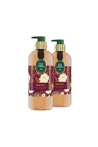 Eyüp Sabri Tuncer Rose Oud Natural Olive Oil Liquid Soap 500 ml