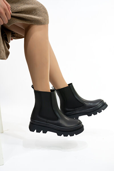 Shupe Kadın Siyah Cilt Bot