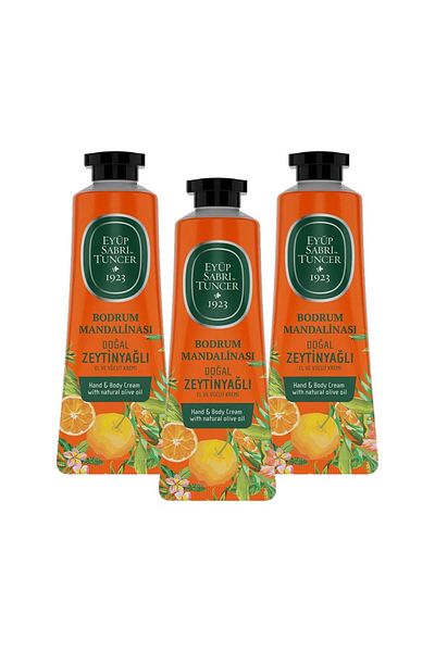 Eyüp Sabri Tuncer Bodrum Tangerine Hand and Body Cream - 50 ml x 3