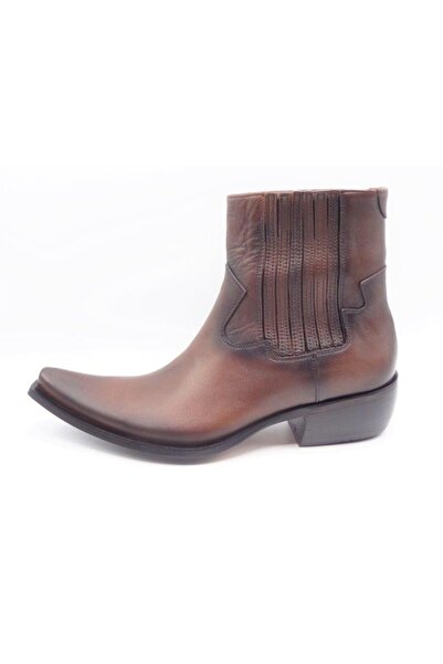 Güvener Hakiki Deri Kovboy Bot Cb1004 Fındık