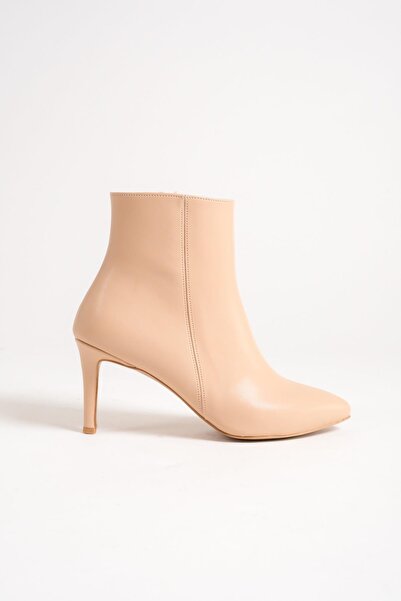 Modabuymus Nairobi Ten Matte Thin Heeled Classic Boots