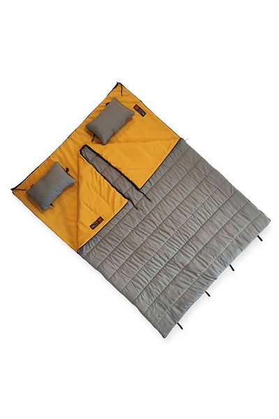 Naturecamp Era 200 Gray -5 Degree Combinable Double Pillowed Sleeping Bag