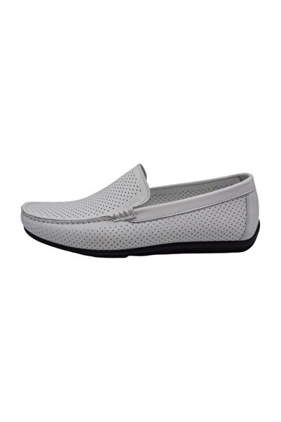King Shoes 3221 Beyaz Erkek Ayakkabı