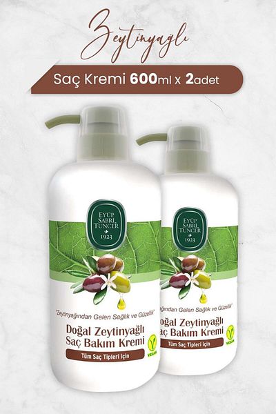 Eyüp Sabri Tuncer 600 ml Natural Olive Oil Conditioner - X 2 Pieces