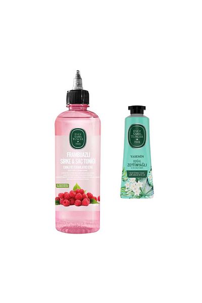 Eyüp Sabri Tuncer Raspberry Vinegar & Hair Tonic 500 ml and Jasmine 50 ml